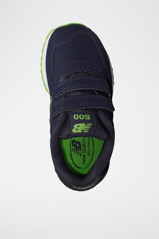 Sneakers in pelle 500 - Navy e verde