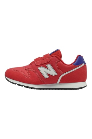 Baskets en nubuck 373 - Rouge