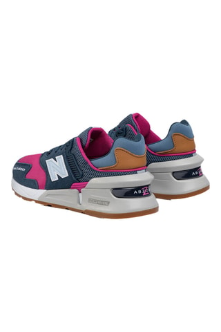 Baskets en cuir 997 - Bleu