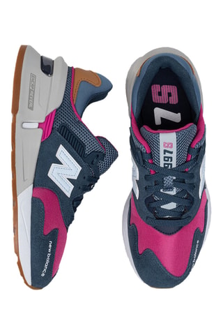Baskets en cuir 997 - Bleu