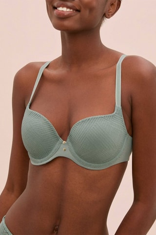 Soutien-gorge coque ampliforme Gloria - Vert d’eau