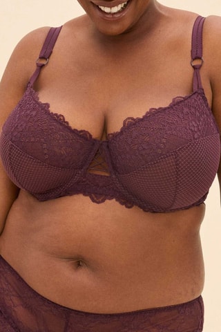 Soutien-gorge avec armatures Mona - Bordeaux