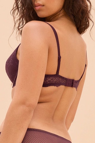 Soutien-gorge push-up Mona - Bordeaux