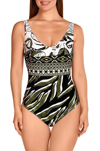 Maillot 1 pièce coques - Vert - Dolores Cortés