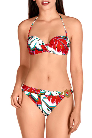 Maillot 2 pièces coques - Rouge - Dolores Cortés