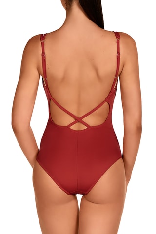 Maillot 1 pièce coques - Orange - Dolores Cortés