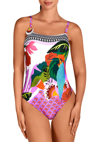 Maillot 1 pièce coques - Rose - Dolores Cortés