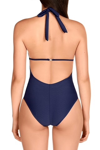 Maillot 1 pièce coques - Bleu marine - Dolores Cortés