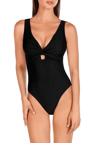 Maillot 1 pièce coques - Noir - Dolores Cortés