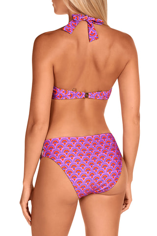 Maillot 2 pièces coques taille haute - Rose - Dolores Cortés