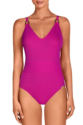 Maillot 1 pièce coques - Fuchsia - Dolores Cortés