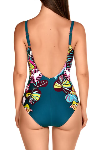 Maillot 1 pièce coques - Bleu canard - Dolores Cortés