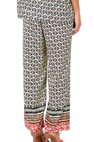 Pantalon de plage taille haute - Rouge - Dolores Cortés