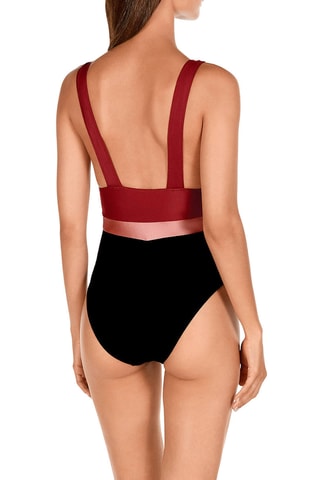 Maillot 1 pièce coques - Noir - Dolores Cortés