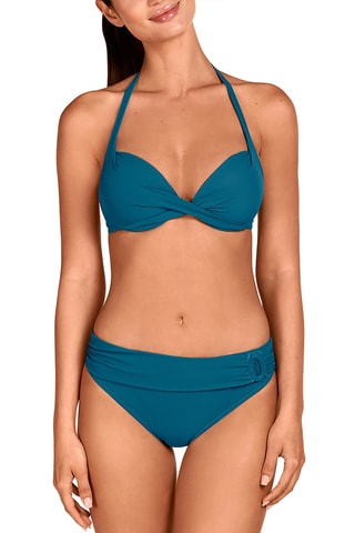 Maillot 2 pièces coques - Bleu pétrole - Dolores Cortés