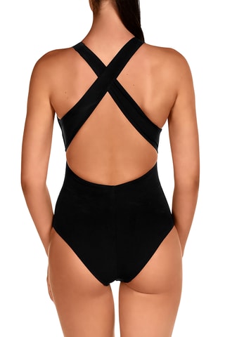 Maillot 1 pièce coques - Noir - Dolores Cortés