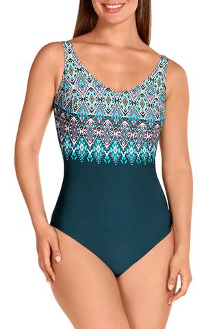 Maillot 1 pièce - Bleu pétrole - Dolores Cortés