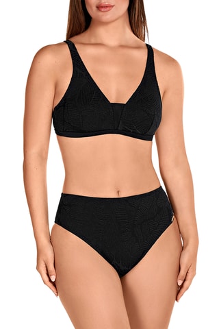 Maillot 2 pièces coques taille haute - Noir - Dolores Cortés