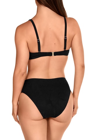 Maillot 2 pièces coques taille haute - Noir - Dolores Cortés