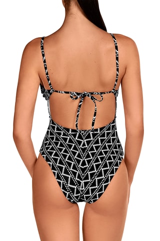 Maillot 1 pièce coques - Noir - Dolores Cortés