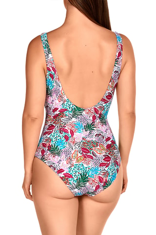 Maillot 1 pièce - Rouge et vert - Dolores Cortés