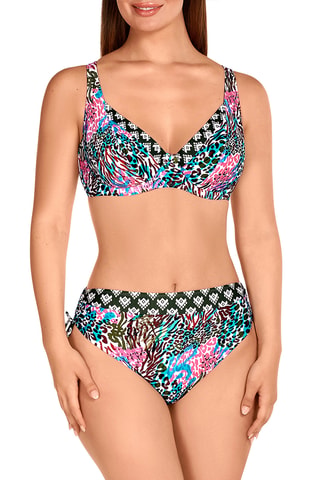Maillot 2 pièces - Vert et noir - Dolores Cortés