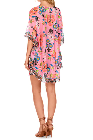 Caftan de plage - Rose - Dolores Cortés