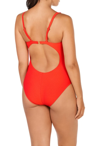 Maillot 1 pièce coques - Orange - Dolores Cortés