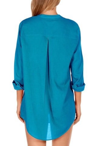 Robe de plage - Bleu pétrole - Dolores Cortés