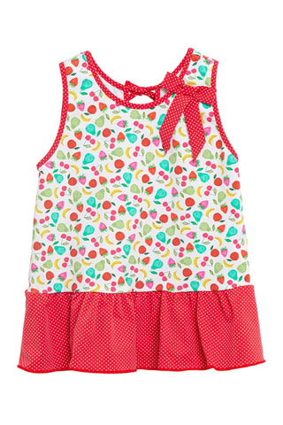 Robe - Blanc et rouge - DC-Kids Dolores Cortés