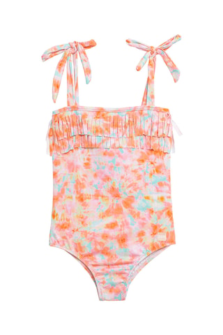 Maillot 1 pièce tie and dye - Rose - DC-Kids Dolores Cortés