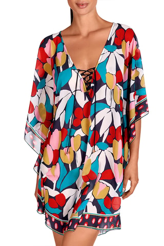 Caftan de plage - Bleu - Dolores Cortés
