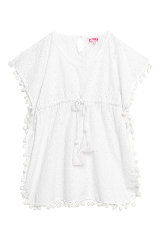 Caftan en broderie anglaise - Blanc - DC-Kids Dolores Cortés