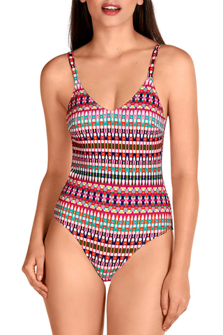 Maillot 1 pièce coques - Rose - Dolores Cortés