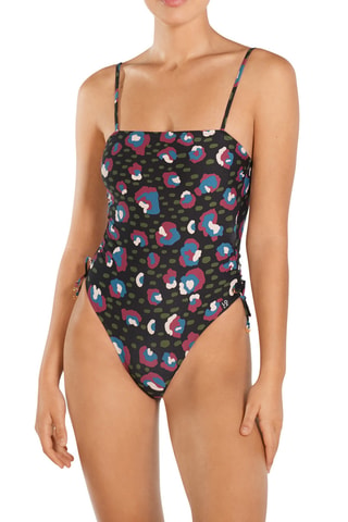 Maillot 1 pièce coques - Noir - Lola