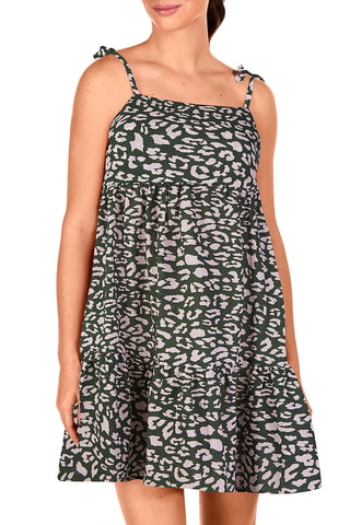 Robe de plage - Vert foncé - Lola