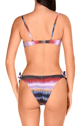 Maillot 2 pièces tie and dye coques - Violet - Lola