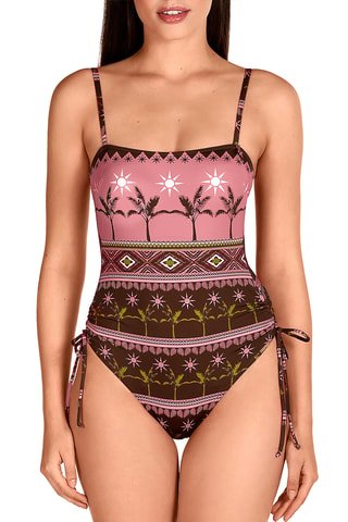 Maillot 1 pièce coques - Rose - Dolores Cortés