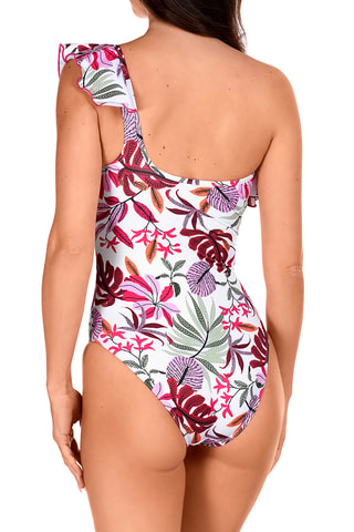 Maillot 1 pièce coques - Mauve - Lola