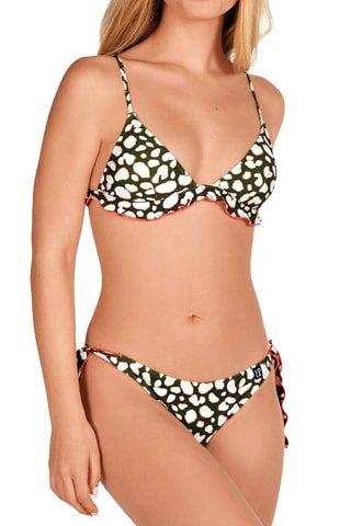 Maillot 2 pièces coques - Vert foncé - Lola