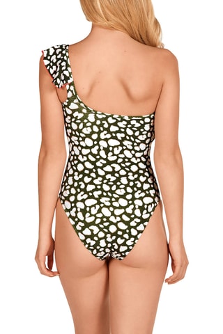 Maillot 1 pièce coques - Vert foncé - Lola
