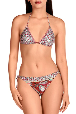 Maillot 2 pièces coques - Rouge brique - Dolores Cortés