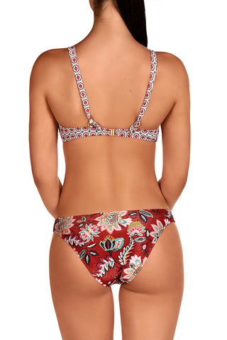 Maillot 2 pièces coques taille haute - Rouge brique - Dolores Cortés