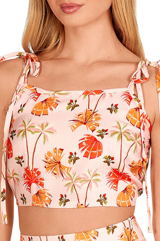 Crop top de plage - Rose - Lola