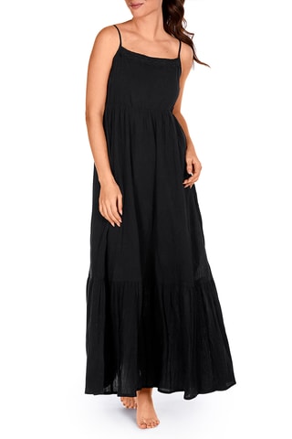 Robe de plage - Noir - Lola