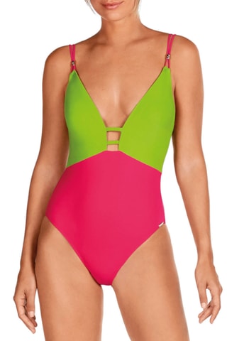 Maillot 1 pièce coques - Vert - Dolores Cortés