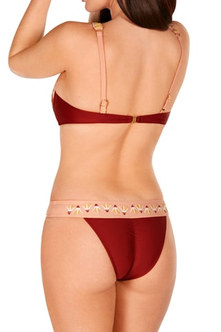 Maillot 2 pièces coques - Rouge - Dolores Cortés