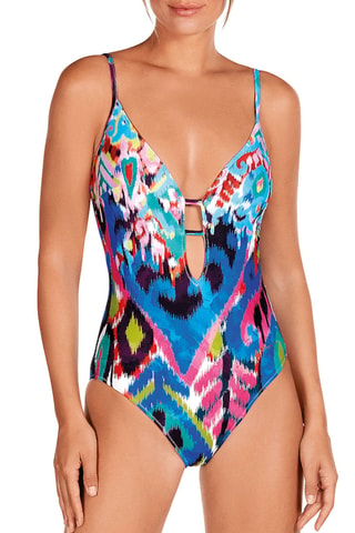 Maillot 1 pièce coques - Bleu cobalt - Dolores Cortés