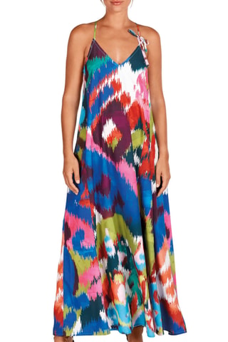 Robe de plage - Bleu cobalt - Dolores Cortés
