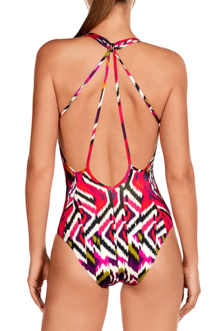 Maillot 1 pièce coques - Rouge - Dolores Cortés
